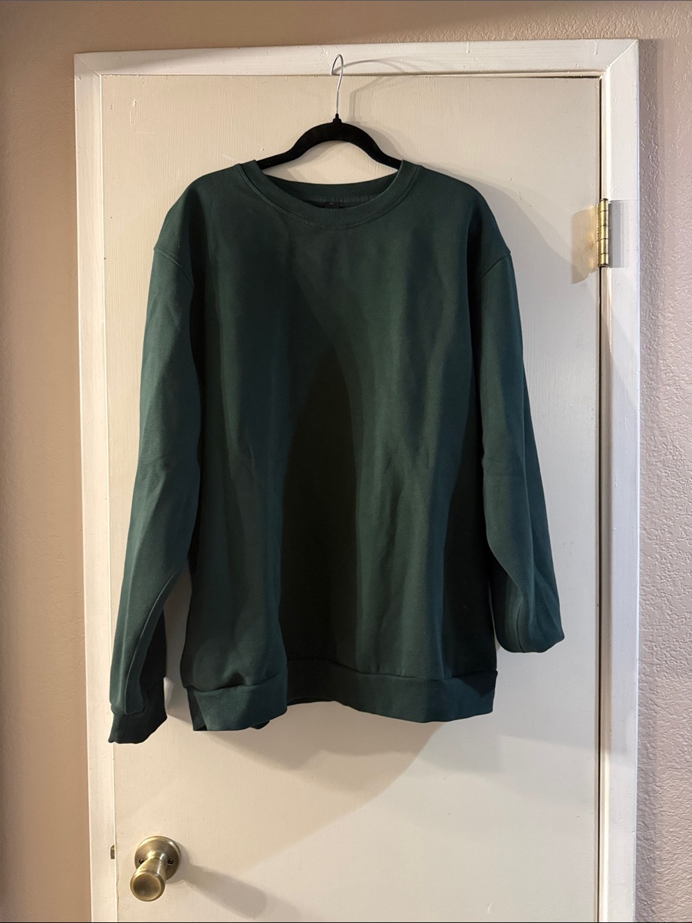 Lululemon Men’s XL Crewneck Sweatshirt Dark Green Oversized Fit